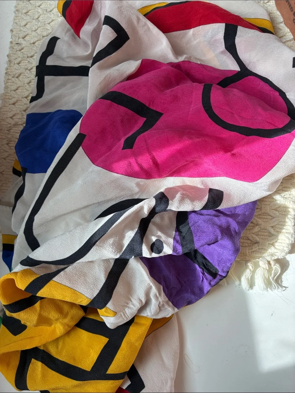VTG GINNIE JOHANSEN SILK SCARF